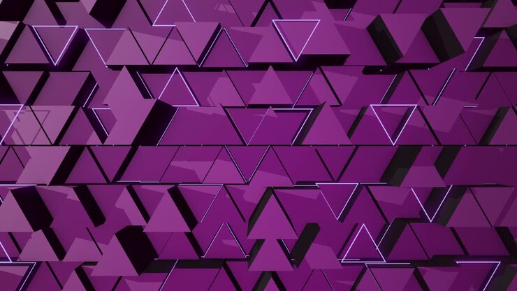 Trigon Geometric Background 4K