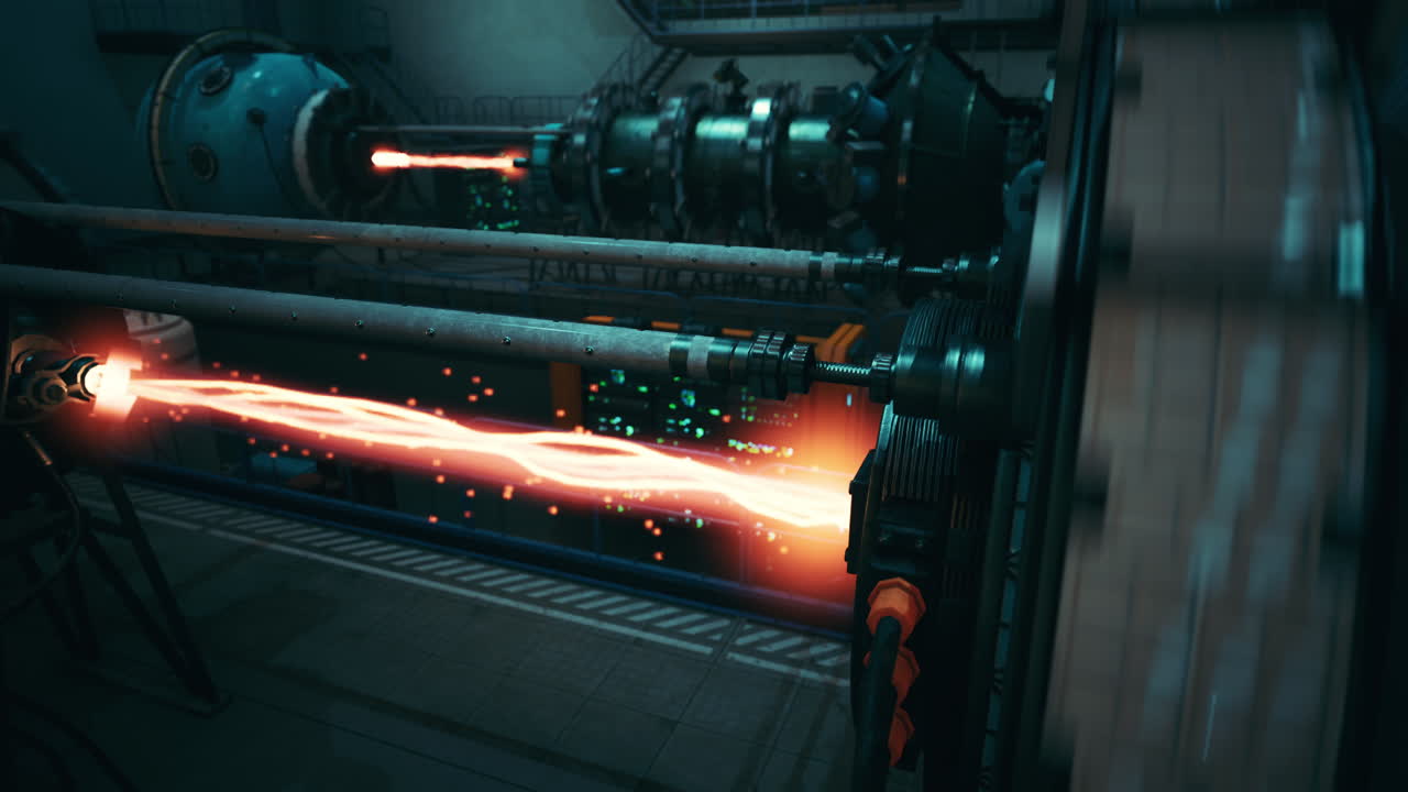 central termo-nuclear ou reator nuclear conceitual de alta tecnologia