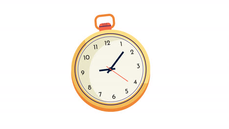 ilustración de un reloj de bolsillo de época