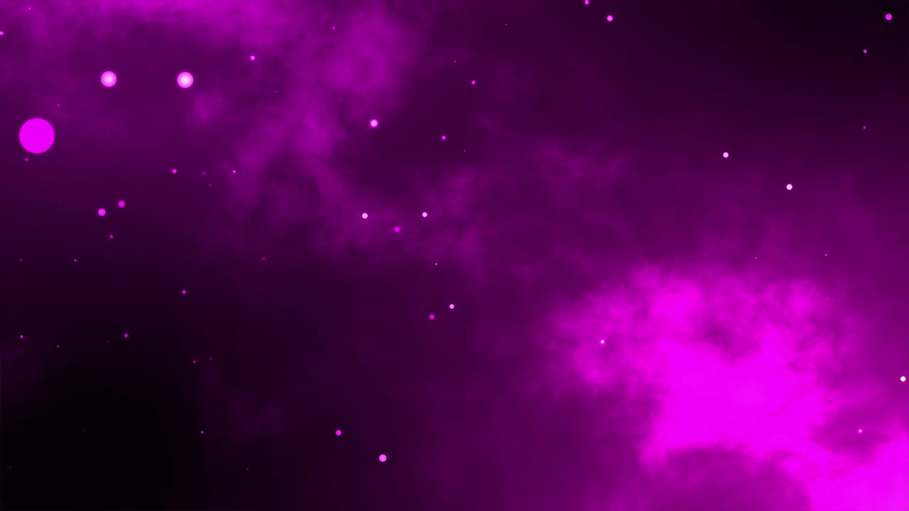 3d motion graphics fondo brillo partícula energía solar universo noche tiempo brillo estrellas efecto visual mágico 4k color magenta oscuro fucsia