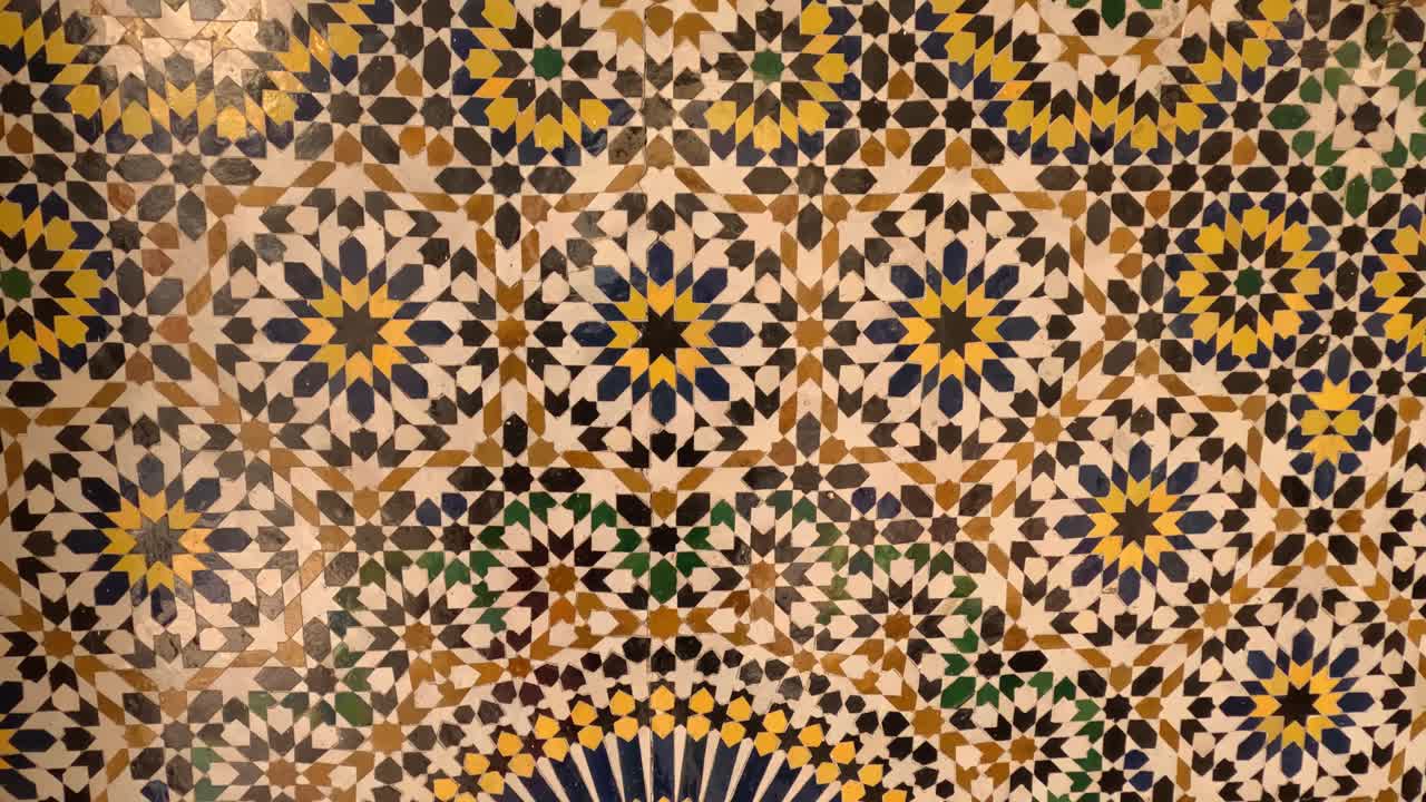 Oriental Moroccan tile pattern