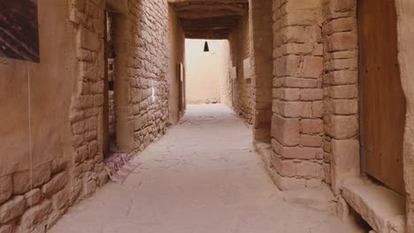 interior views of the al ula old town ancient mud buildings, north western saudi arabia