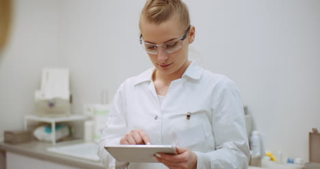 smiling female doctor at healthcare clinic