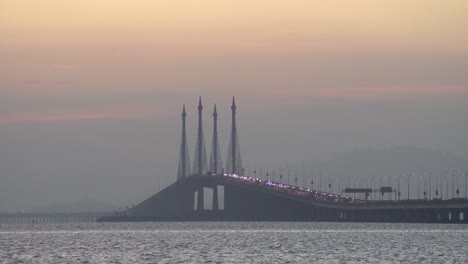 Atasco-De-Tráfico-En-El-Puente-De-Penang.