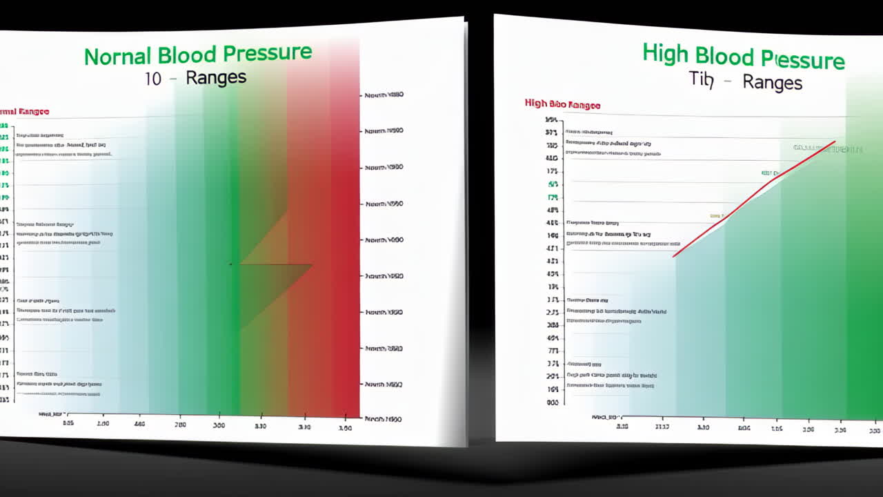 Blood Pressure Ranges Chart Visualization