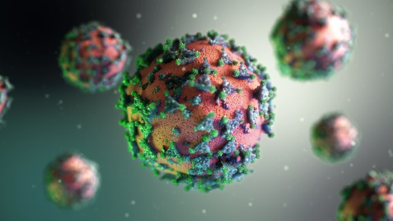 ilustración de la estructura del virus