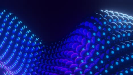 fondo animado. esfera en área oscura. rotación activa