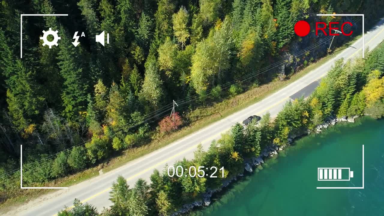 디지털 카메라 로 시골 의 교통 을 촬영 하는 것