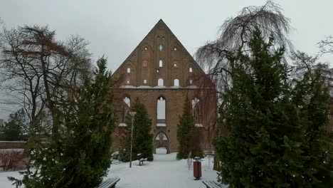 pirita convet ruins in tallinn estonia