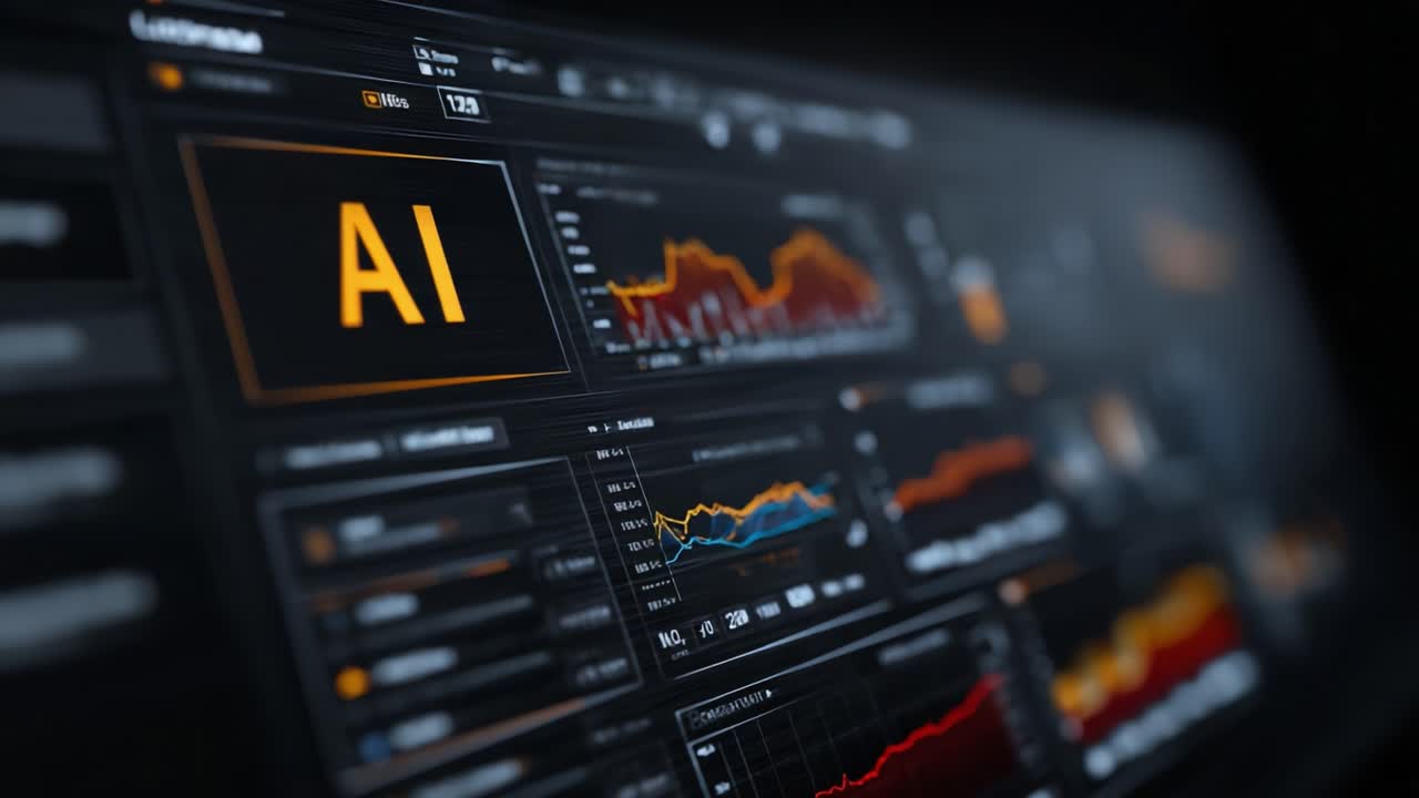 AI Data Visualization Dashboard: An Insightful Glimpse into Advanced Analytics and Real-Time Metrics for Informed Decision Making