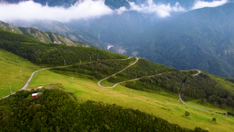 The-aerial-view-of-Hakuba