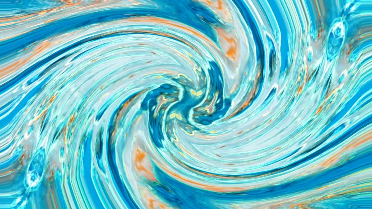 único patrón de círculo azul claro fondo de movimiento hermosas líneas fractales coloridas.