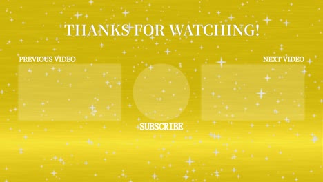 luxury end card ending screen motion graphics