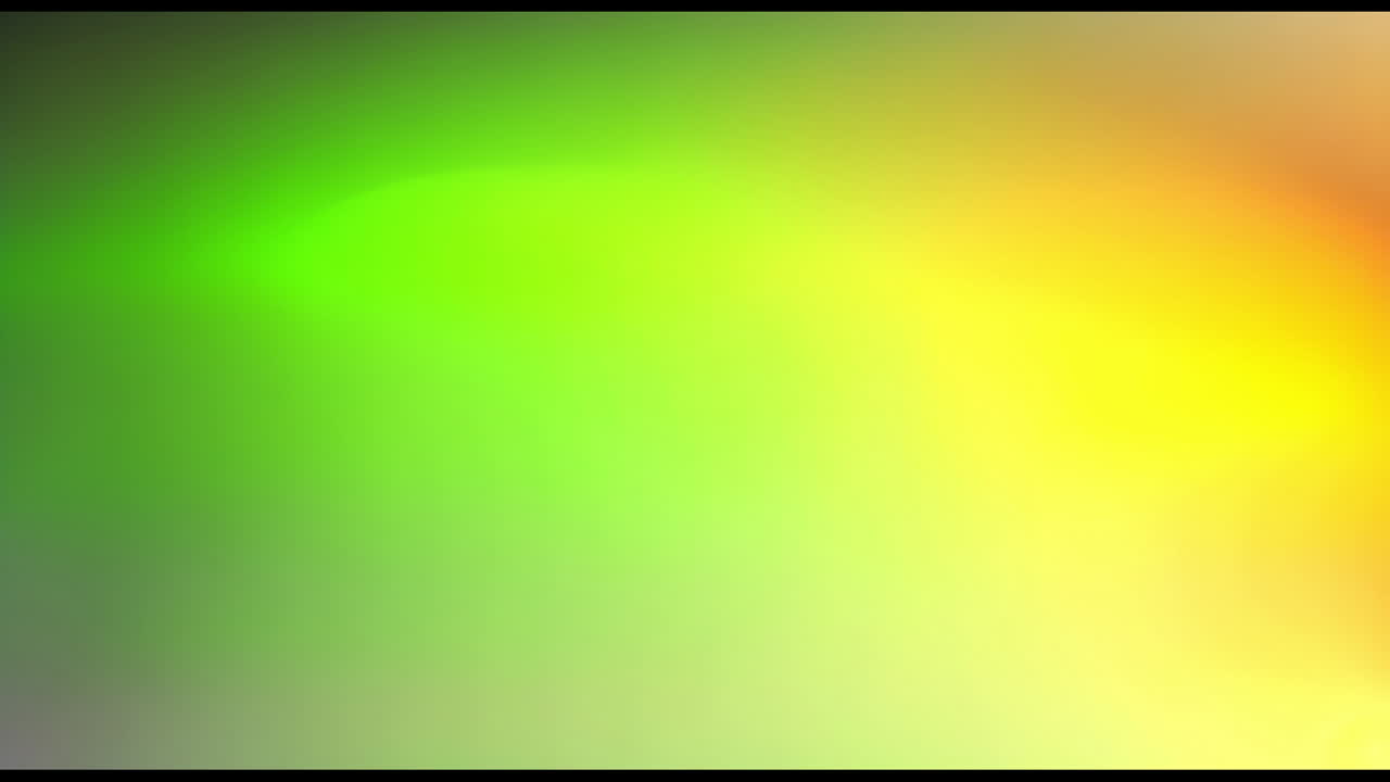 Animation of yellow shade moving on green background