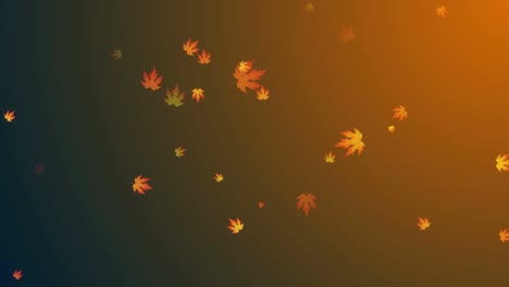 bucle de fondo de la temporada de otoño
