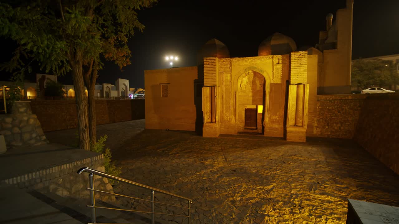 Bukhara old city night time Mosque Magoki Attari Uzbekistan Silk road, Night time lights 2