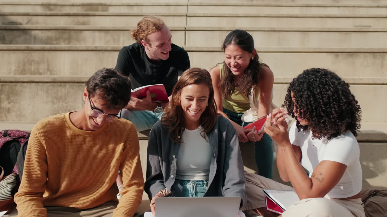 Education and youth culture concept, modern students