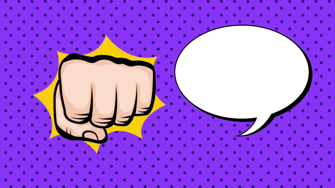 animación de arte pop