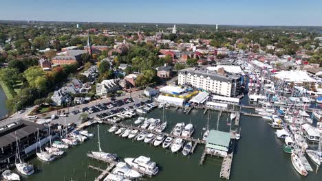 Empujón-Aéreo-De-Annapolis,-Maryland