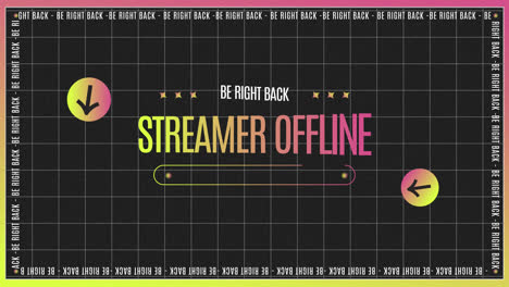 streamer offline graphic design