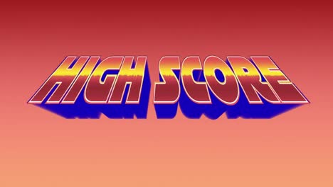 High-Score-screen