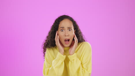 wow, el ceño fruncido y la cara decepcionada de la mujer