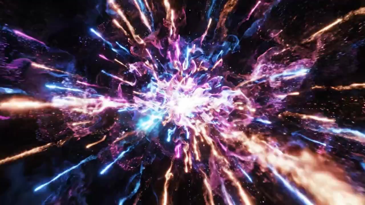 En reise gjennom kosmiske riker: Utforsker levende farger og eteriske mønstre i dypet av rom og tid