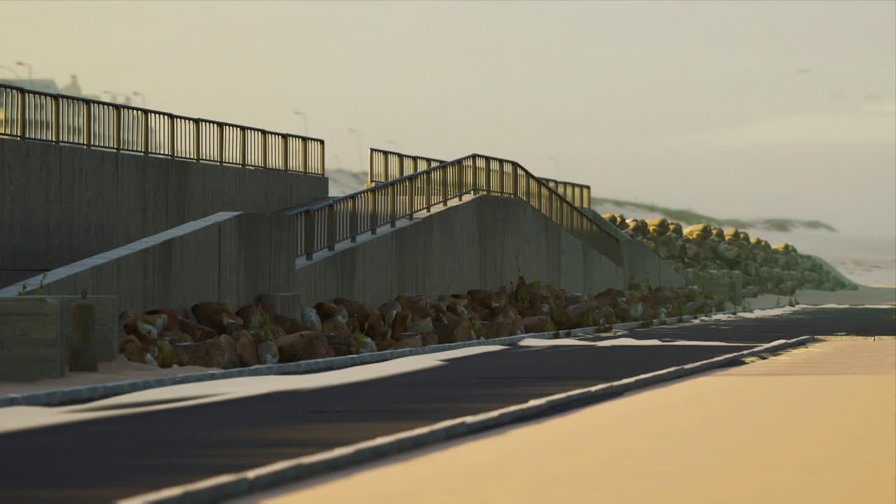 estacionamiento cerca de la playa de arena