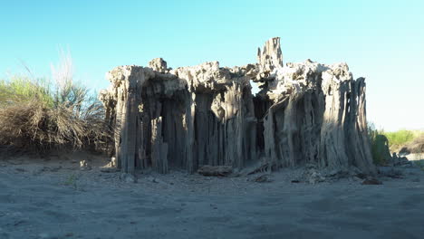 sedimentación de las rocas. fenómeno geológico en california, ee.uu.
