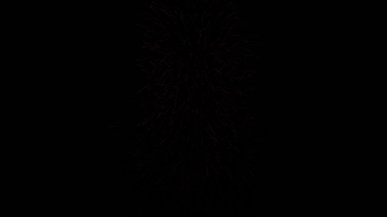 Magic Shiny Christmas Tree Made of Particles
