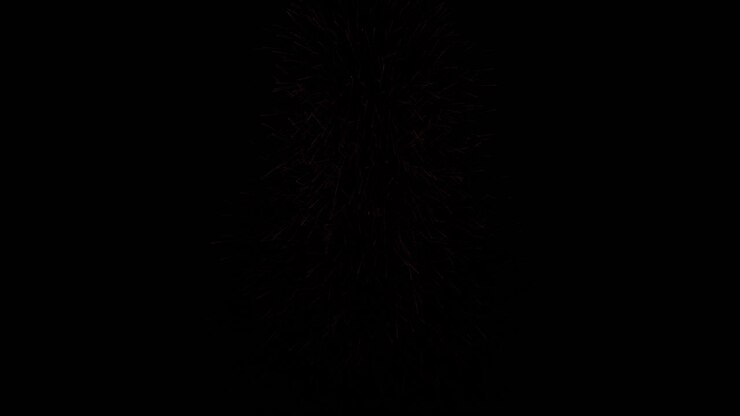 Magic Shiny Christmas Tree Made of Particles