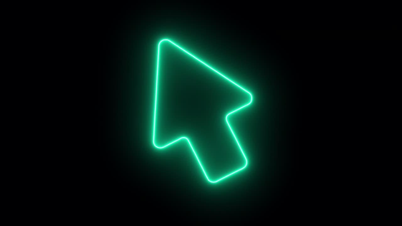 Modern Glowing Neon Arrows