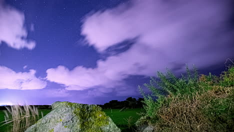 incredible time-lapse of night sky and stars on guernsey island