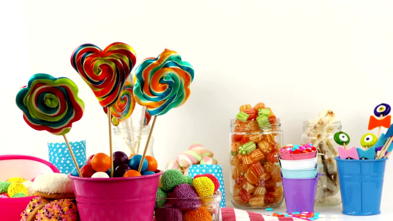 Candy Sweet Jelly Lolly y delicioso postre de azúcar