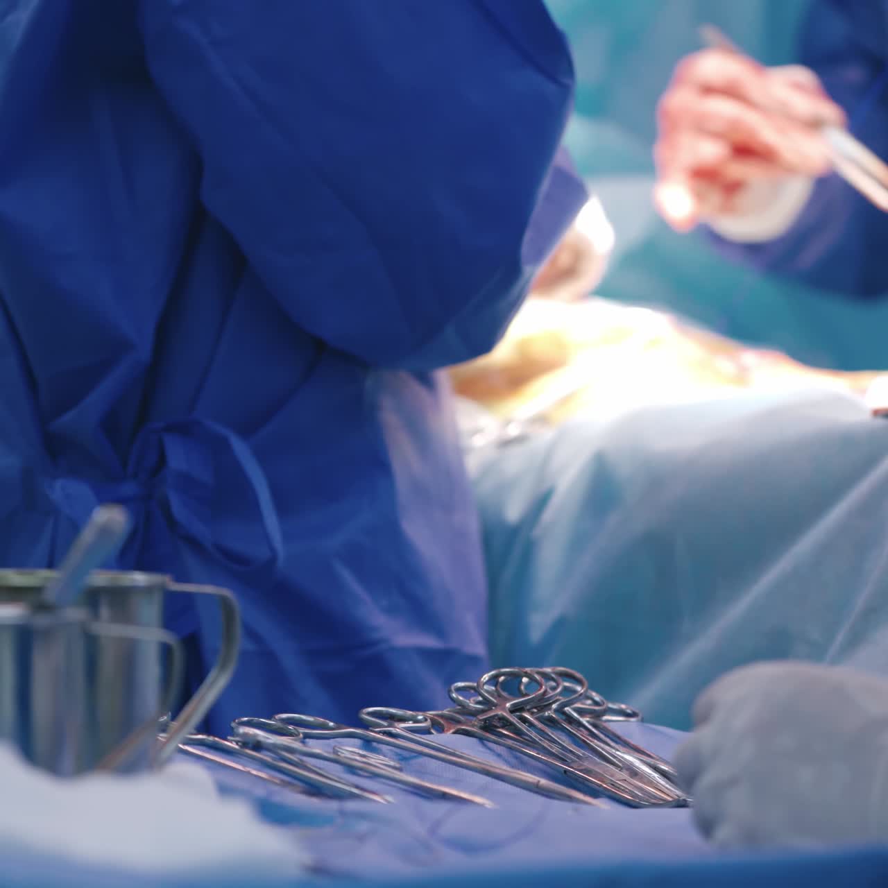 Medical team at surgery operation