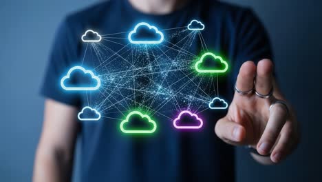 Exploring the Future of Cloud Computing: Interconnected Cloud Networks and Digital Connectivity Displayed Through Innovative Visual Representations