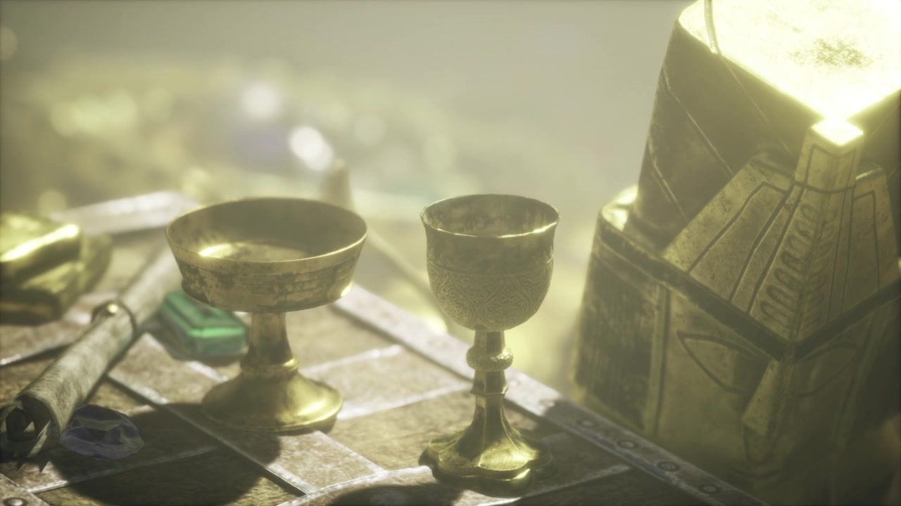 Ornate metallic bowls intended for ceremonial and respectful use
