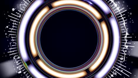 hud espectro de animación todavía, concepto de tecnología abstracta,