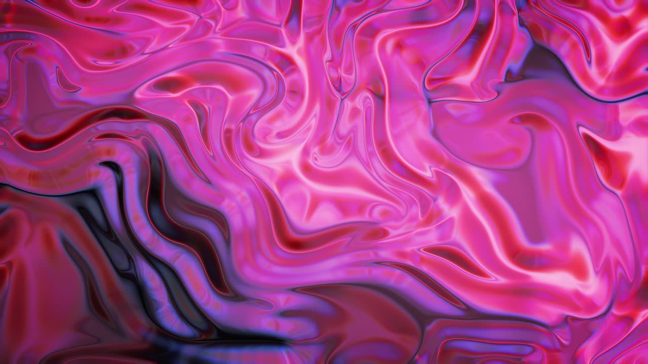 textura sedosa de colores rosados brillantes moviéndose lentamente en repetición