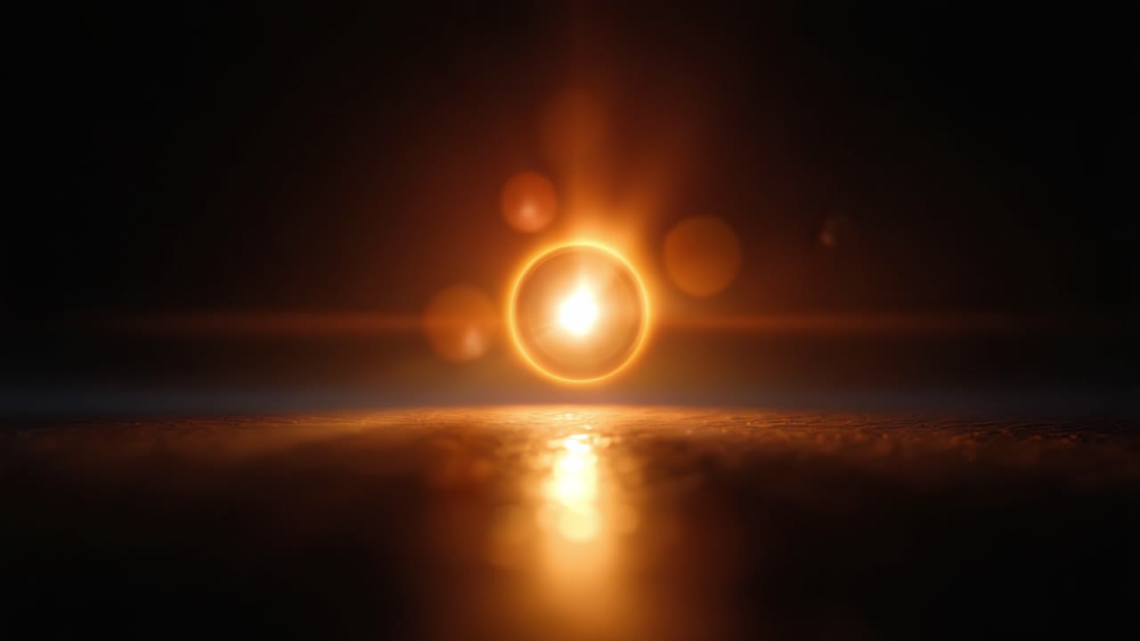 A stunning portrayal of an ethereal fiery sun amidst a darkened backdrop, radiating brilliant rays and captivating illumination, creating a mesmerizing celestial effect