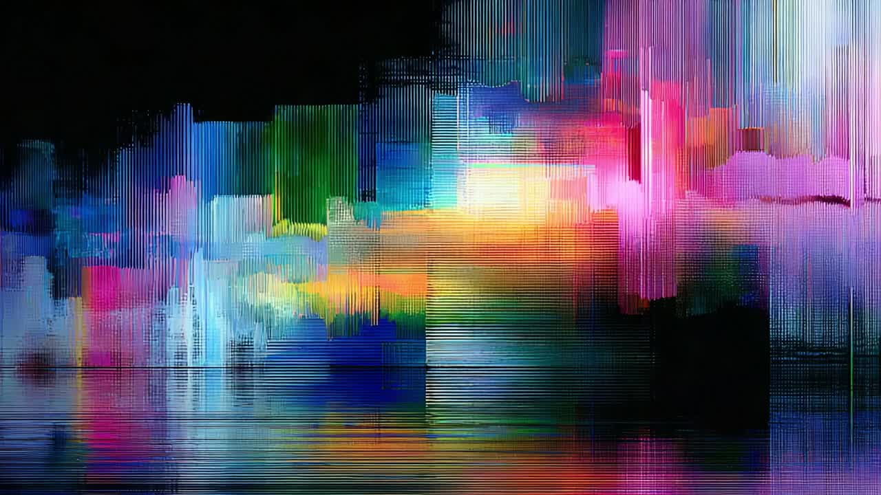 A Breathtaking Journey Through Abstract Colors and Vibrant Patterns: An Exploration of Dynamic Visual Elements in Striking Digital Art Representations