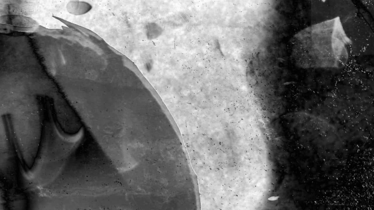 Abstract Black and White Vintage Film Grain Overlay