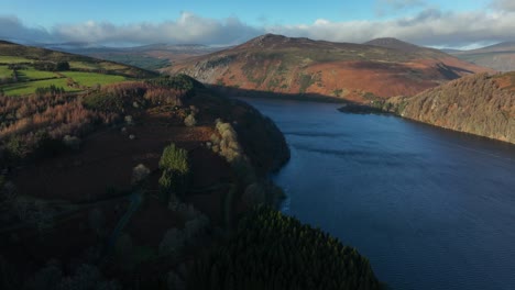 lough dan, wicklow, ireland