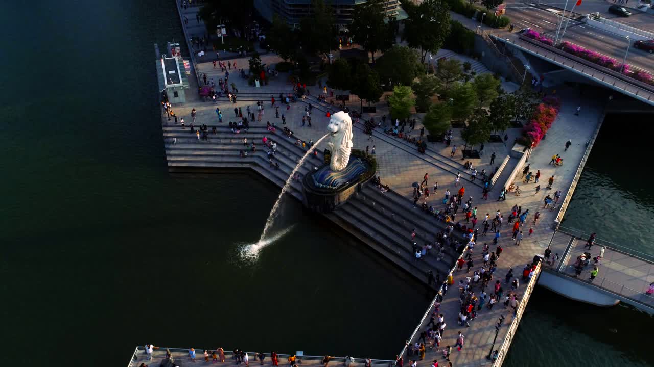 싱가포르 의 머리온 공원 - 공중 에서 볼 수 있는 모습
