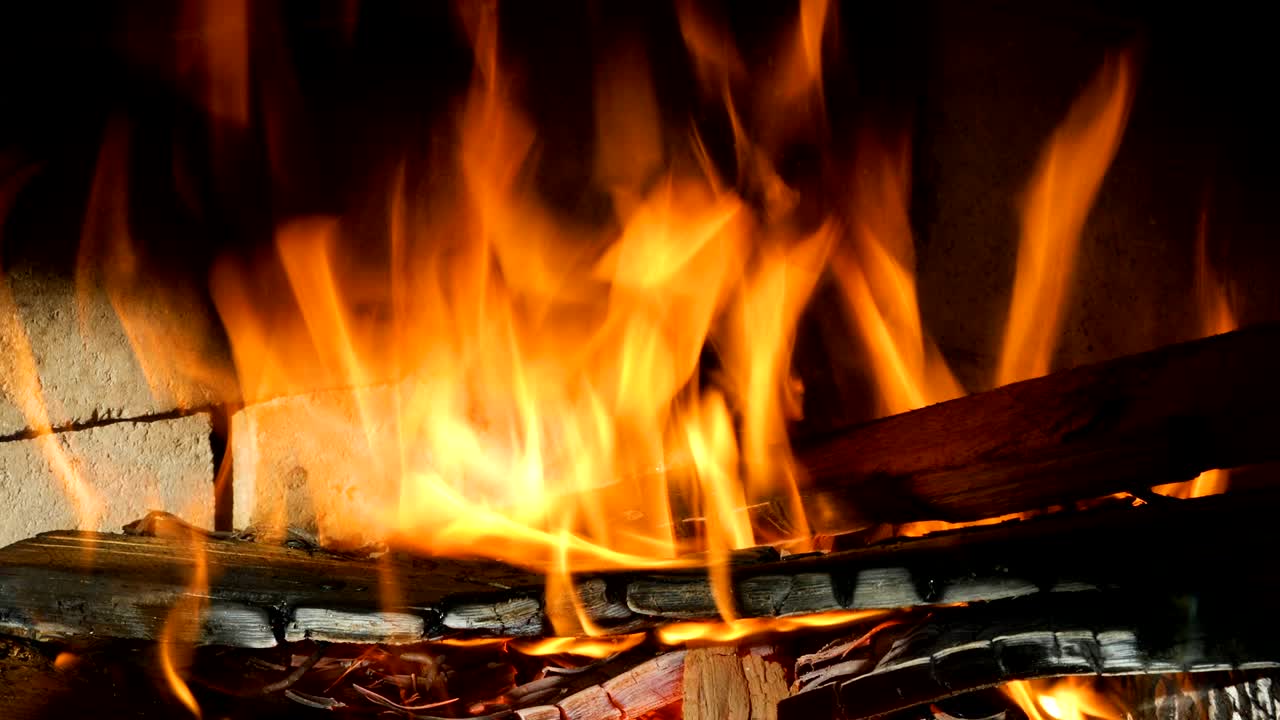 검은 바탕에 불의 불꽃