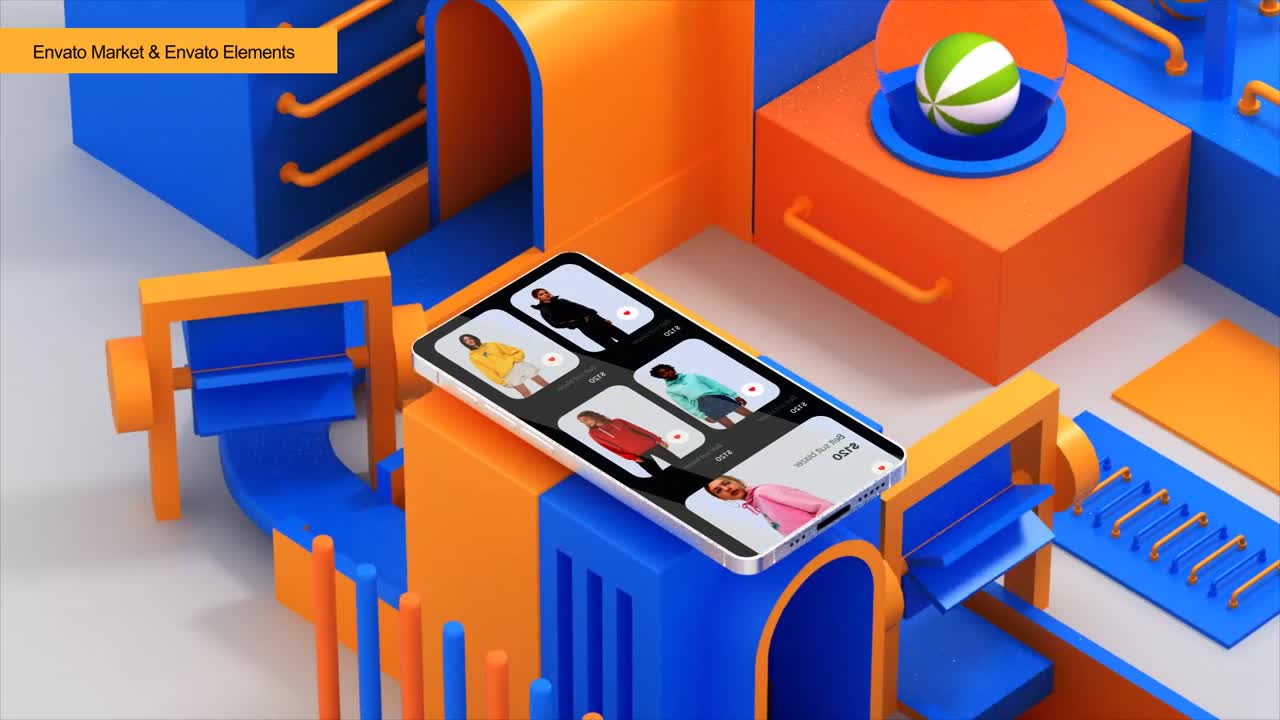 Abstract Smartphone Technology Design