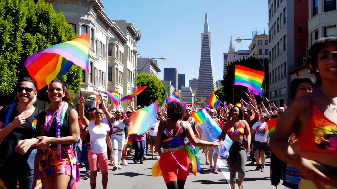 LGBTQ+ Pride Parade in San Francisco