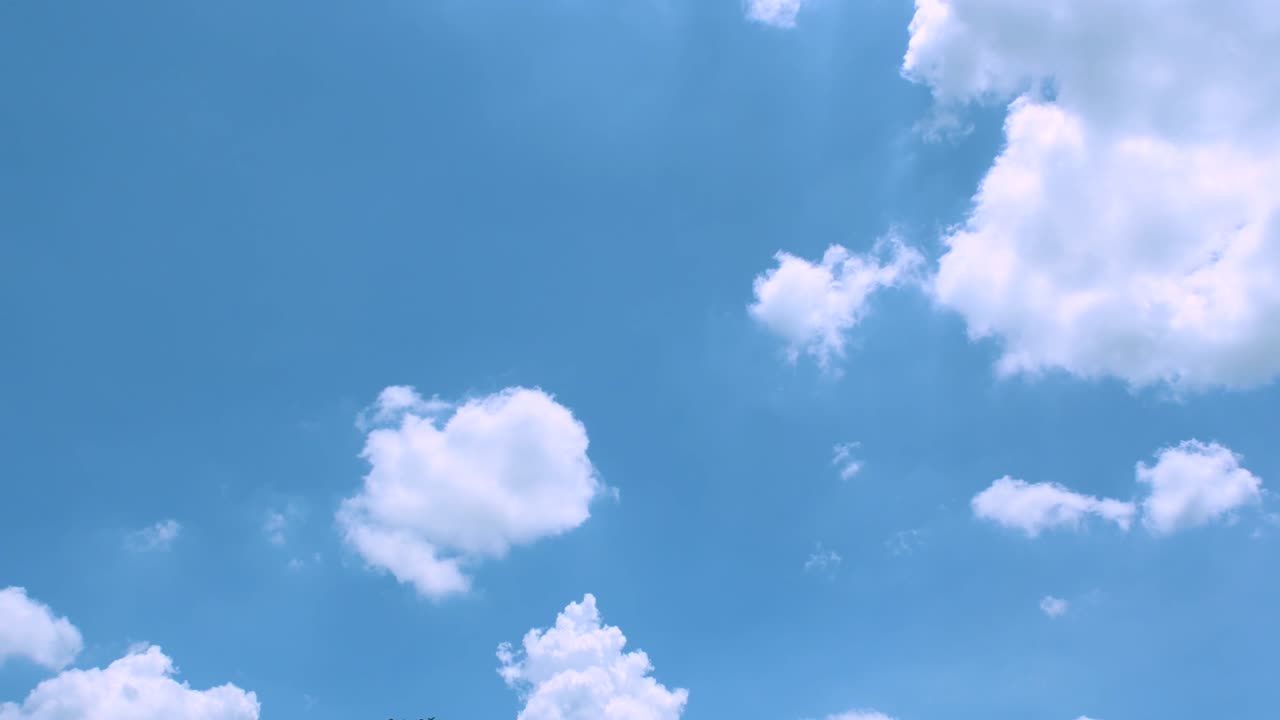 4k 타임 스, 아름다운 구름 움직임