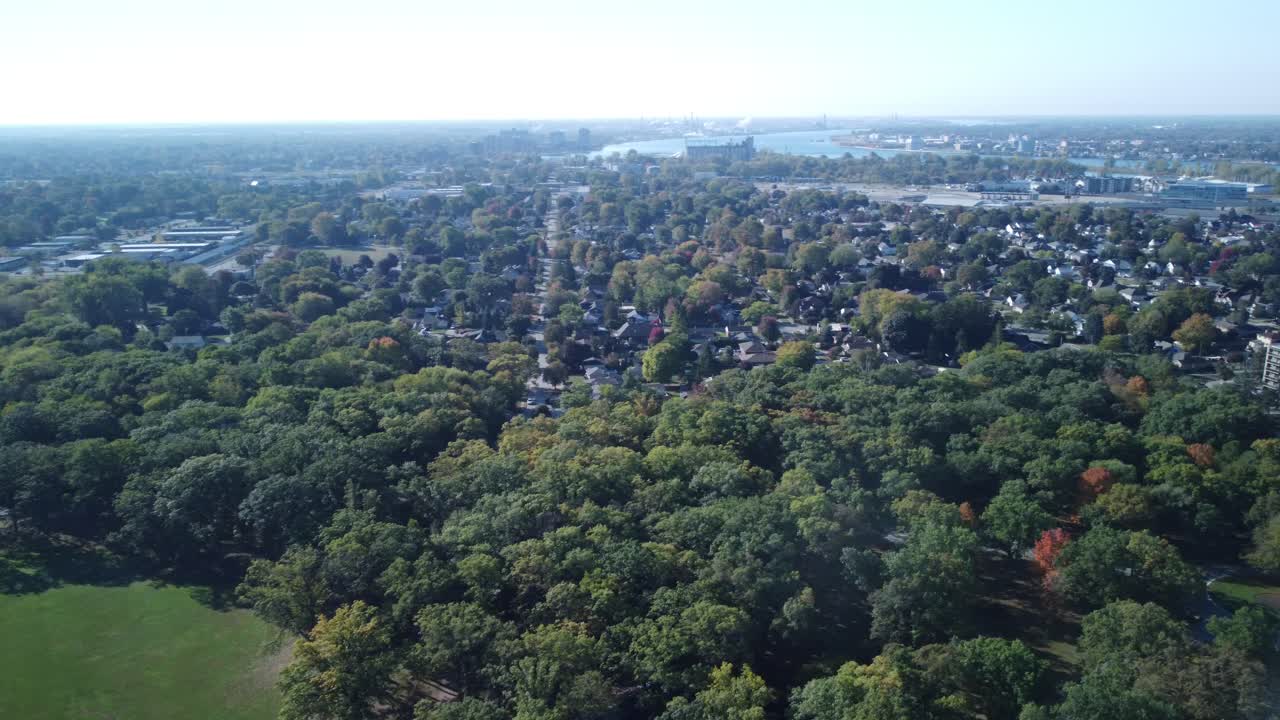 paisaje de Sarnia, Ontario, videografía con drones