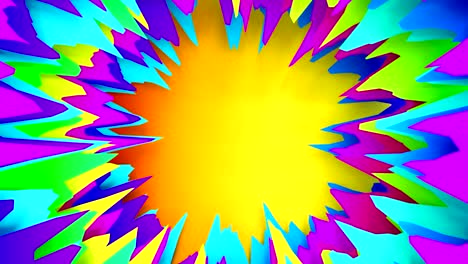 abstract colorful geometric explosion background